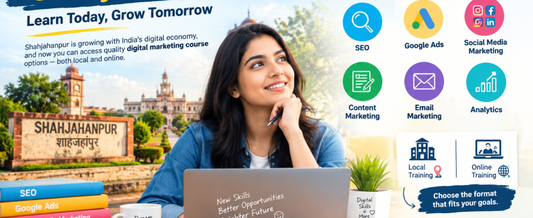Digital Marketing Course in Shahjahanpur: 7 Powerful Steps to Build Your Dream Career